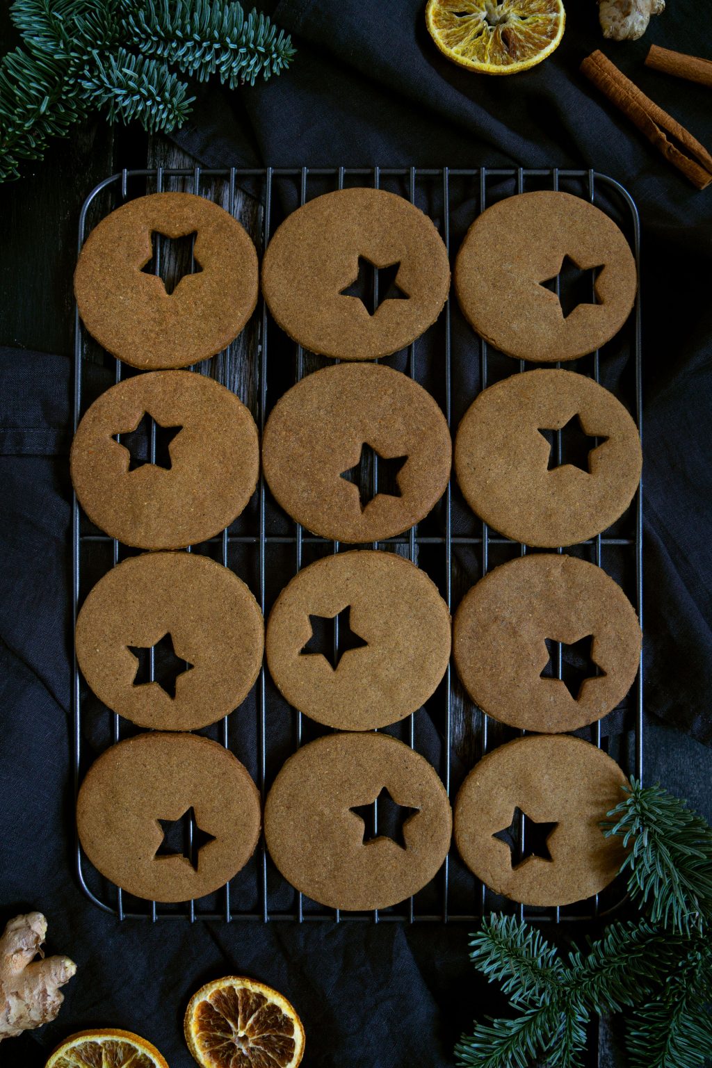 Crispy ginger cookies