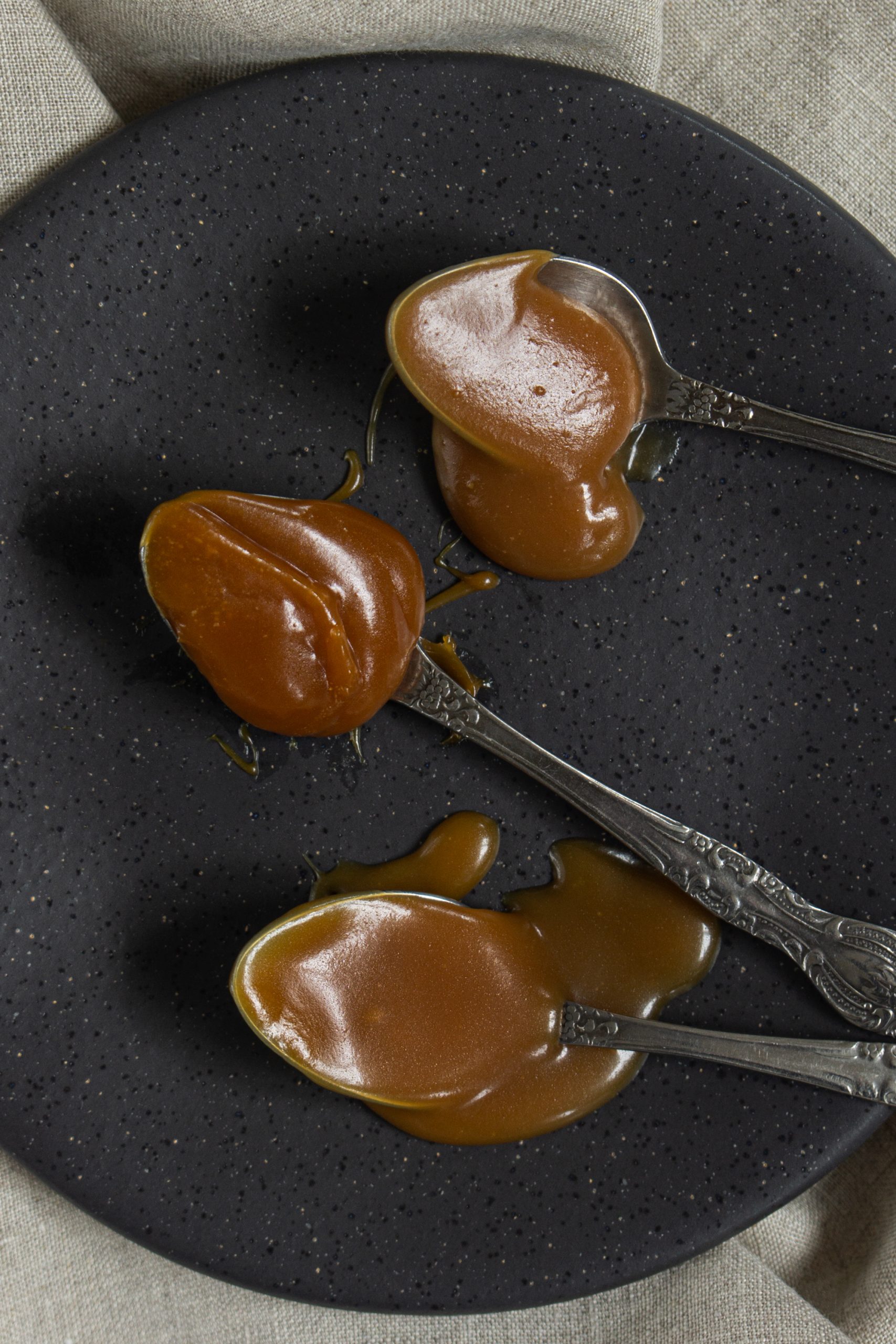 3 teaspoons of dry method caramel