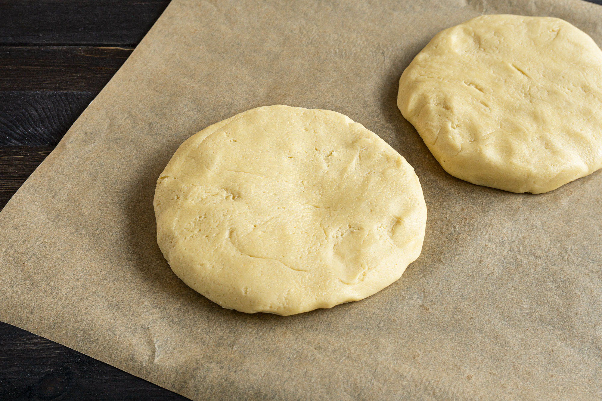 Shaped sugar cookie dough