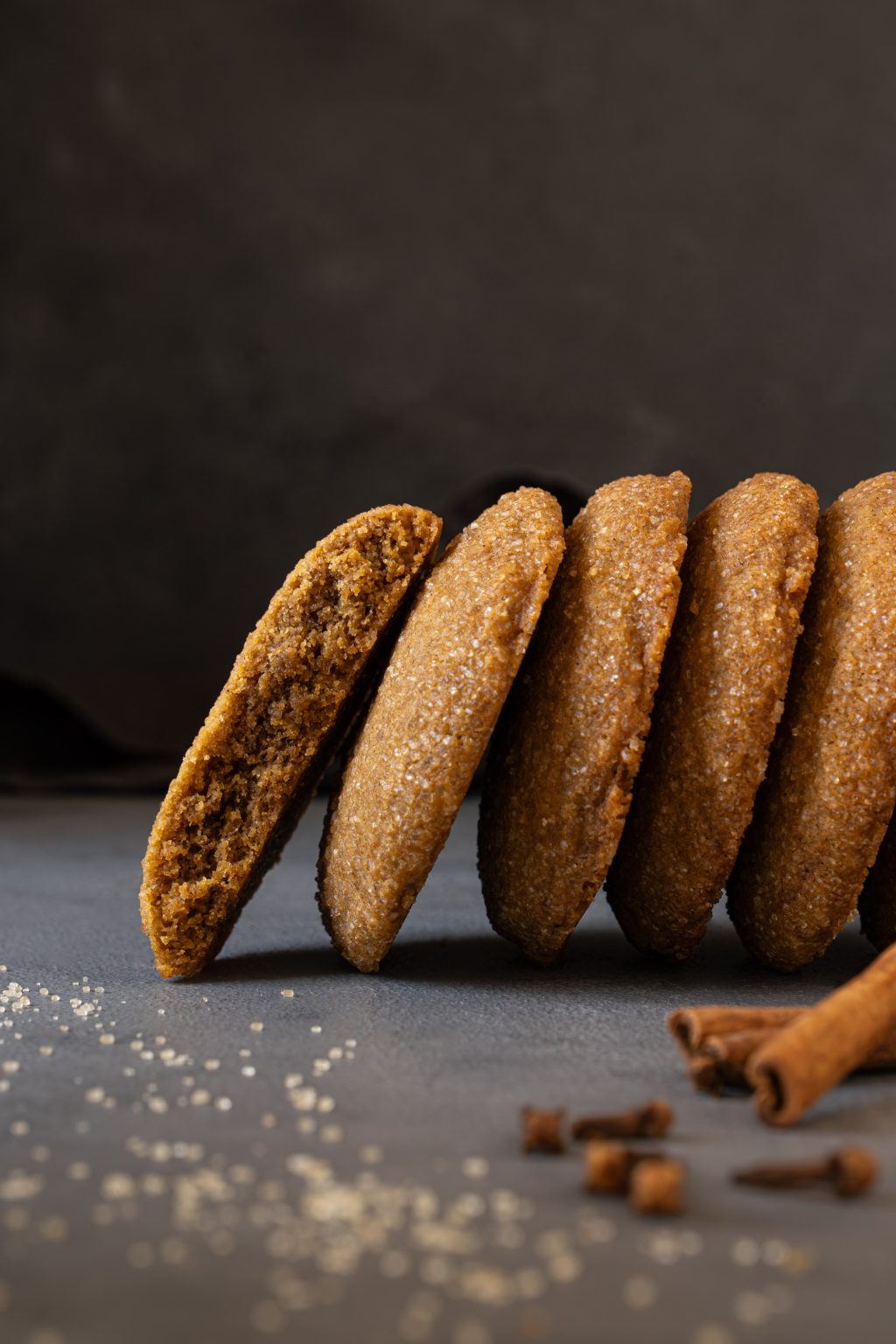 Close-up of brown butter pumpkin cookies