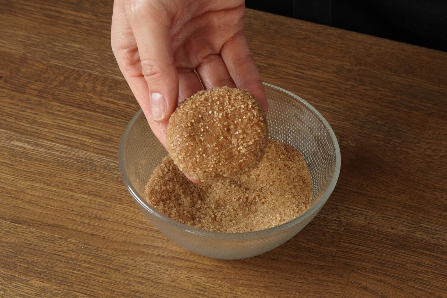 Brown butter pumpkin cookies rolled into spiced sugar