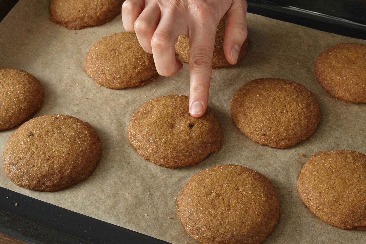 Freshly baked brown butter pumpkin cookies